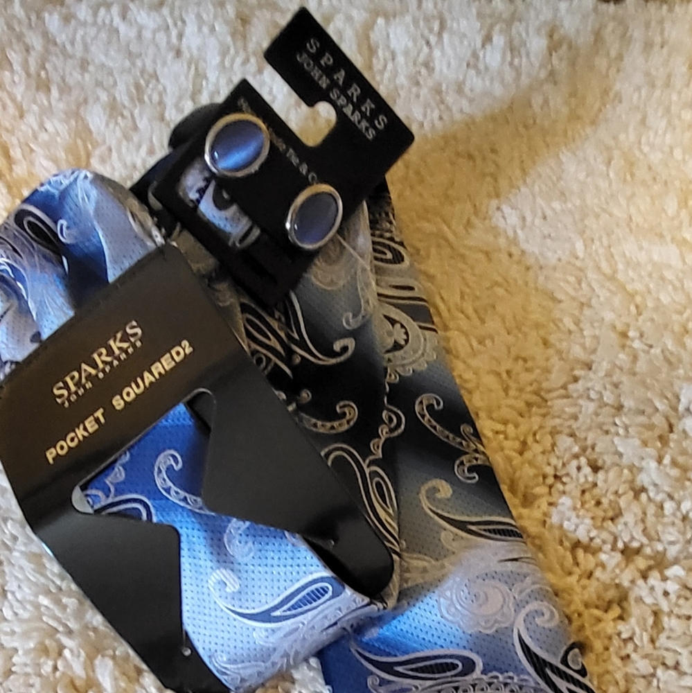 Mens Blue Tie